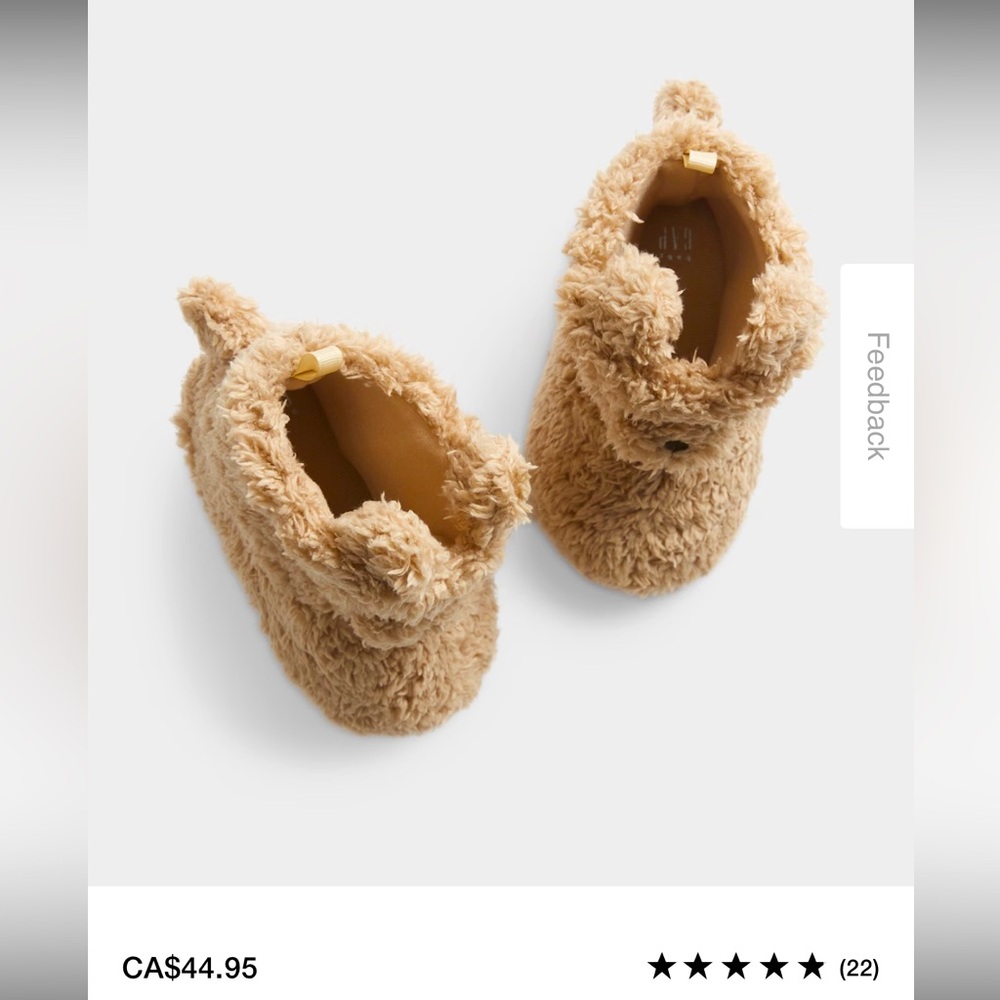 Baby Gap Baby  Brannan Bear Slippers